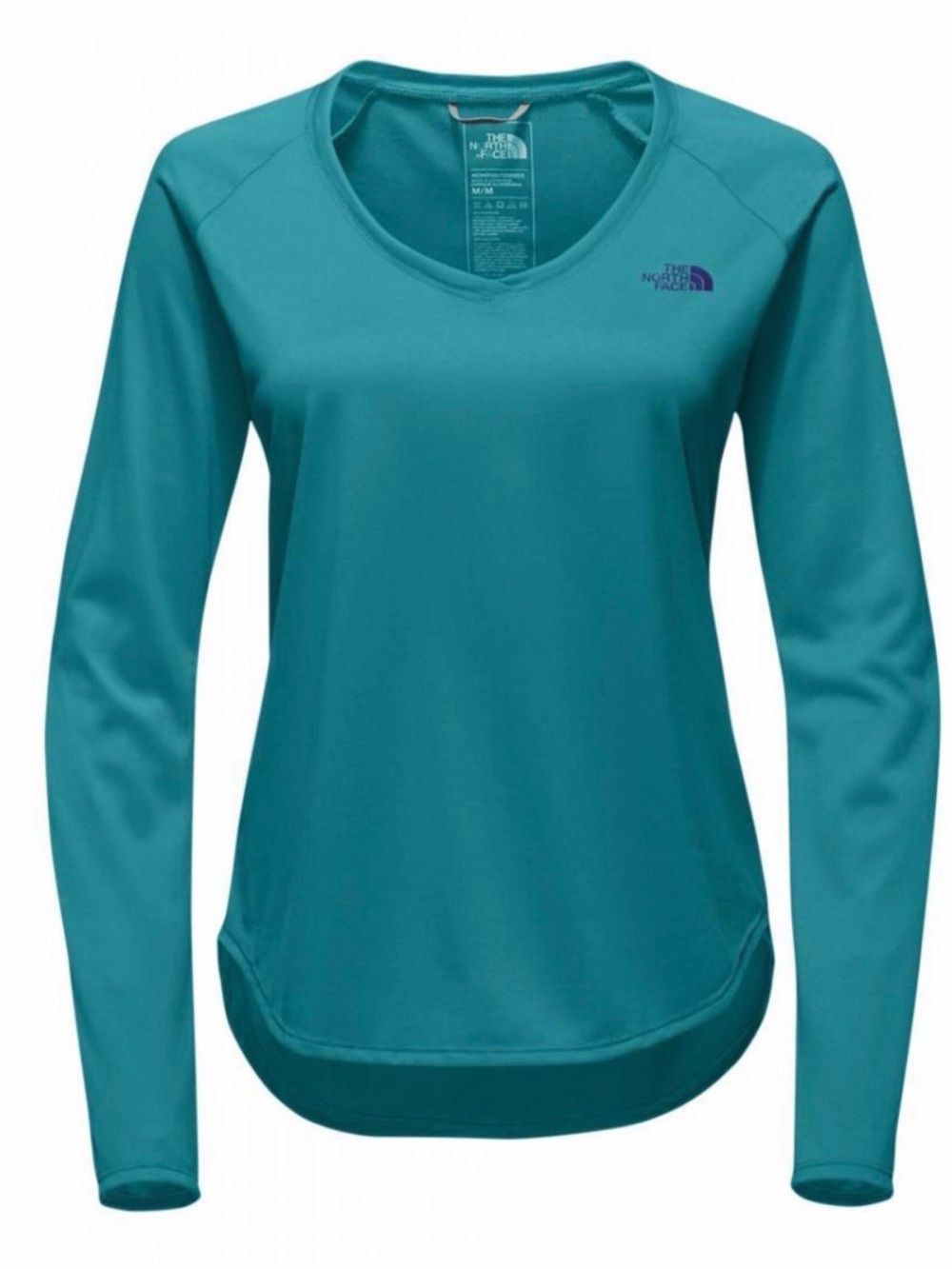 The North Face Women’s Long Sleeve Active Top — Teal Blue